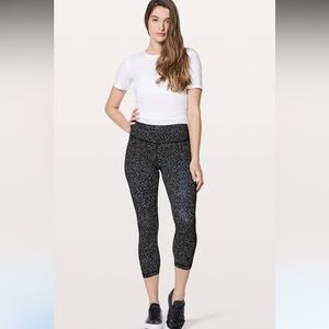 84. Lululemon Align Pant II 25" Night View White Black 8